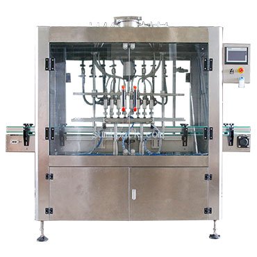 12 head piston servo liquid filling machine