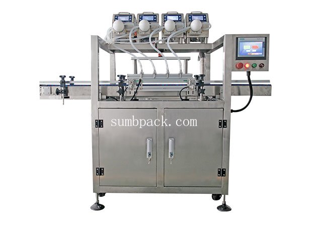 4 head peristaltic pump filling-machine