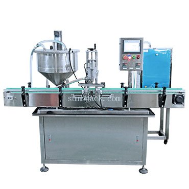 Fully automatic single head servo piston filling machine