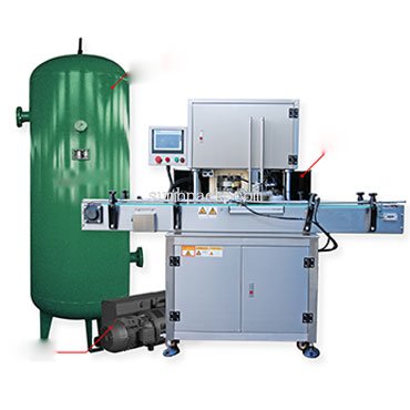 Negative pressure can sealing machine+vacuum pump + gas storage tank