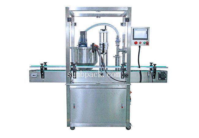 Single head rotor pump filling machine