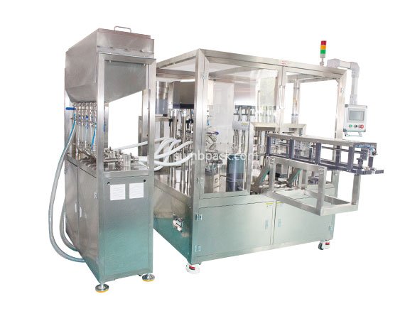 spout filling capping machine